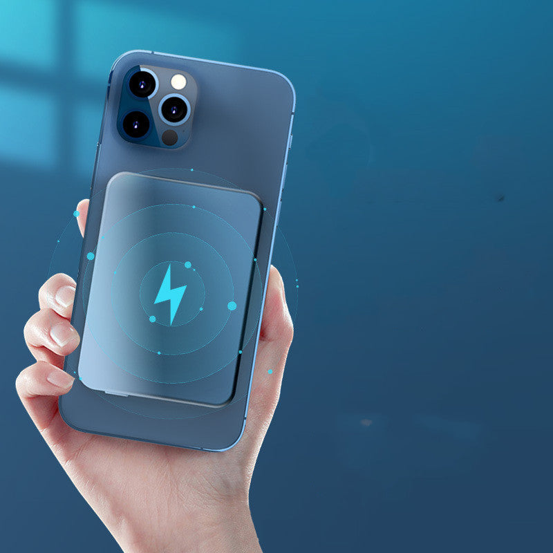 Applicable To12 Wireless Magnetic Charging Power Bank Mobile Power Sup