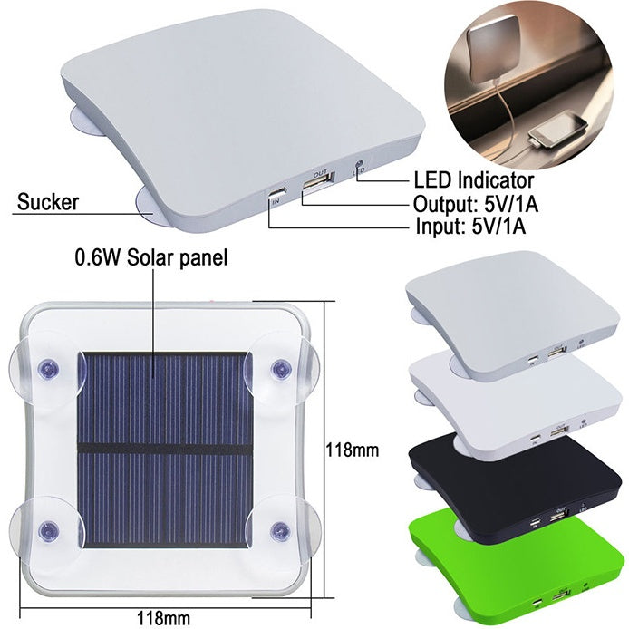 Window type solar mobile power charging treasure